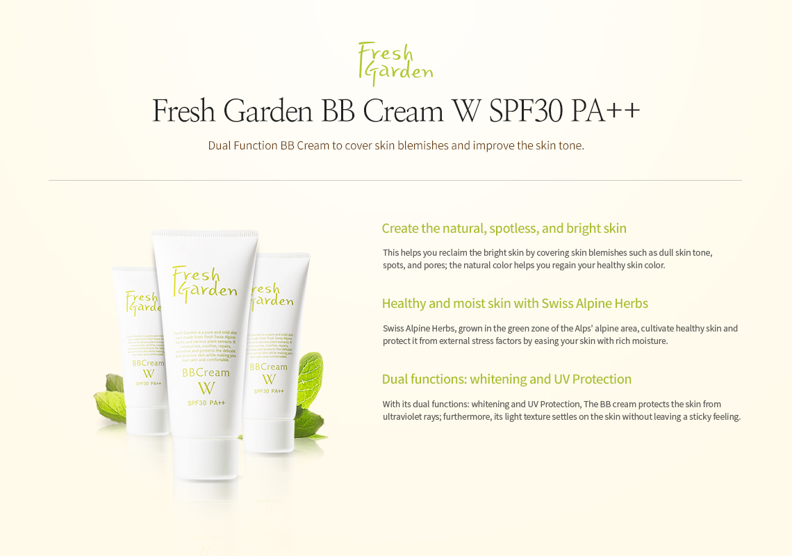 Fresh Garden BB Cream W SPF30 PA++